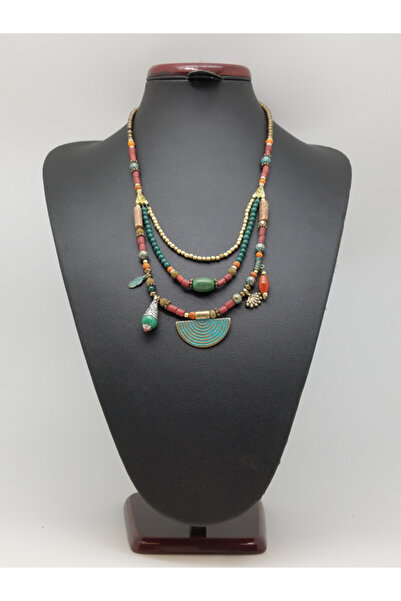 Bozhi Necklace Glass Beads Casual Elegance
