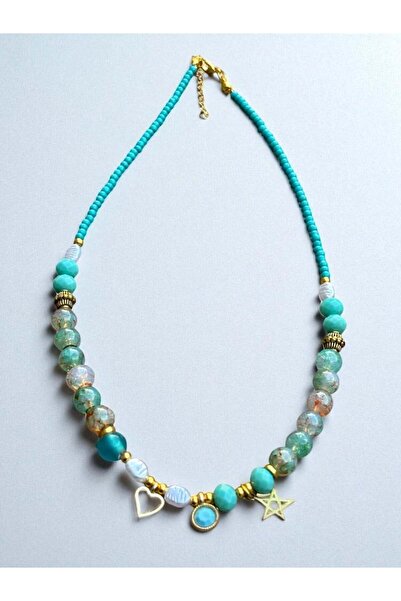 Bozhi Necklace Glass Beads Elegant Gift