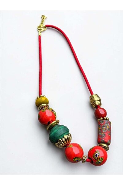 Bozhi Necklace Glass Beads Minimal Elegance