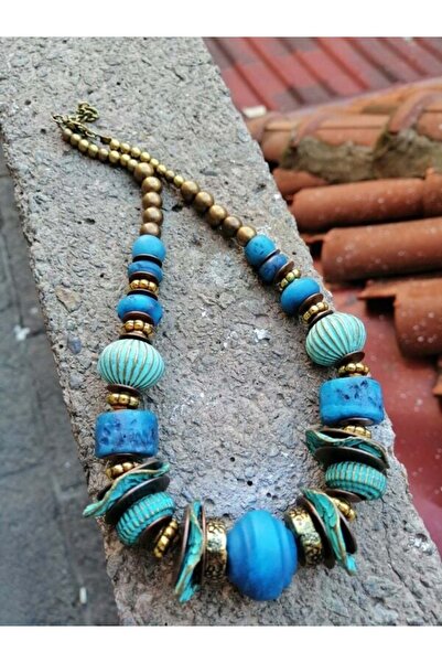 Bozhi Necklace Glass Beads Luminous Style