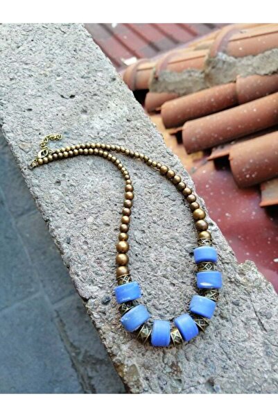 Bozhi Necklace Glass Beads Business Woman Style