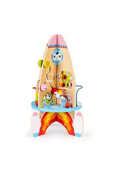 Ecotoys Racletă educativă din lemn 8 în 1