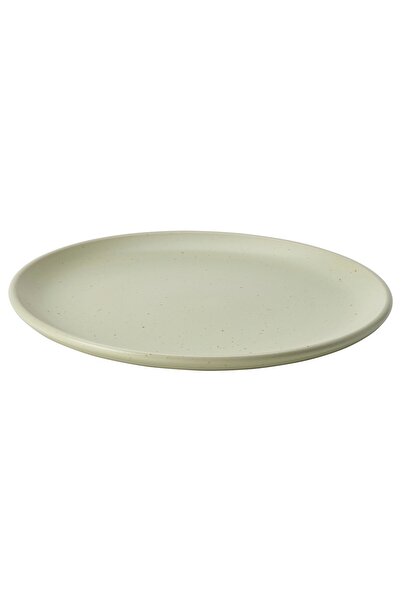 IKEA MOSSMAL Side plate, dot pattern/light green, 18 cm