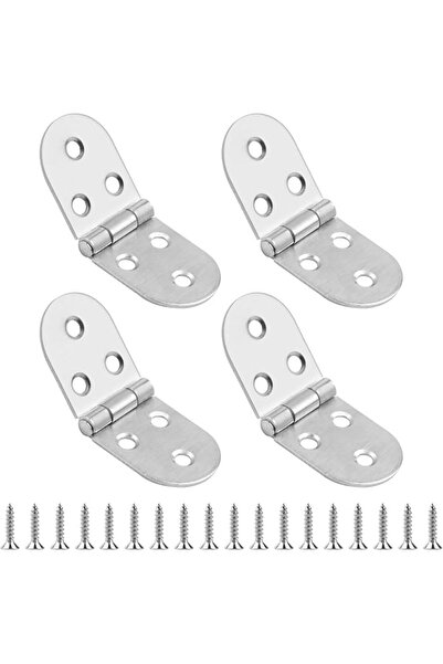 The Bros Folding Flip Top Hinges, Metal Backflap Hinges, 180 Degree Door Hing...