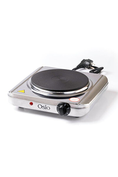 OSIO OHP-2418 Μονή ηλεκτρική εστία κουζίνας inox 18.5 cm με θερμοστάτη 1500 W