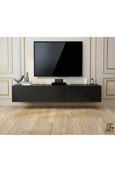 SEMİH MOBİLYA Modern MDF Duvara Monte 160 cm TV Ünitesi – Fonksiyonel ve Zari...