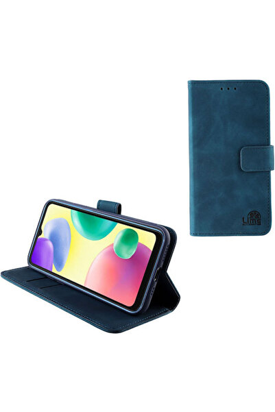 Lime&co Lime Essential Magnet Book Συνθετικό Δέρμα Σκούρο Μπλε (Redmi 10A) Κω...