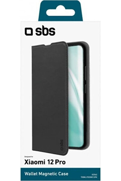 SBS Ελαφρύ Πορτοφόλι Συνθετικό Δέρμα Μαύρο (Xiaomi 12 Pro) Κωδικός: BKLITEXIM...
