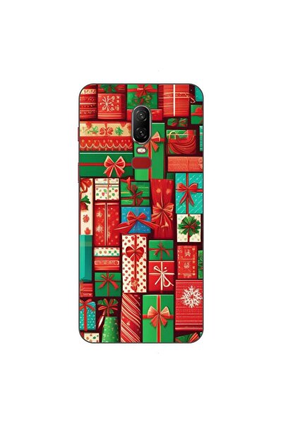 OEM Husa compatibila cu OnePlus 6 Silicon Gel Tpu Model Xmas Gifts Pattern