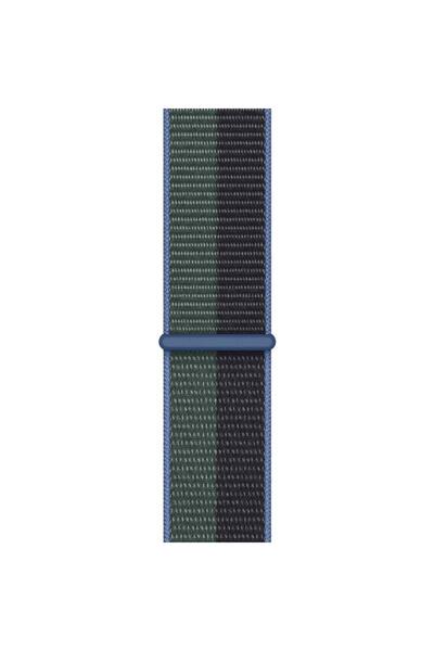 Apple MN5M3ZM/A Curea Sport Loop pentru Smartwatch, pentru ceas de 41mm, Negr...