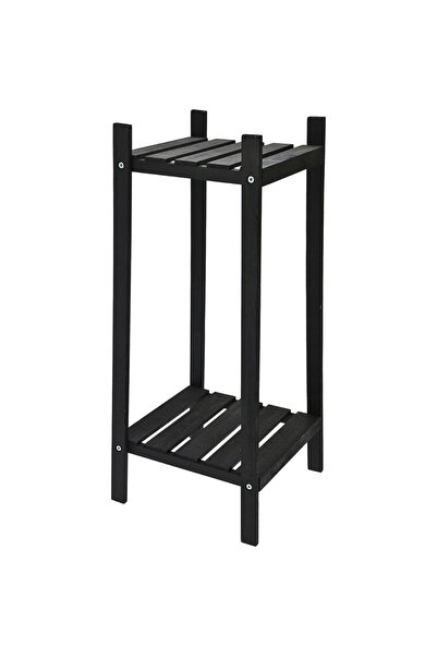 Gift Design Wooden flower shelf with 2 shelves 30x66 cm