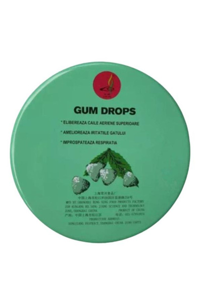 Naturalia Diet Sore Throat, Stuffy Nose Drops - Gum Drops, 70 g