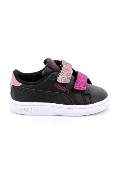 Puma Παιδικό Αθλητικό Παπούτσι για Κορίτσι Smsh3 0L Glitter Velcro V Inf Χρώμ...