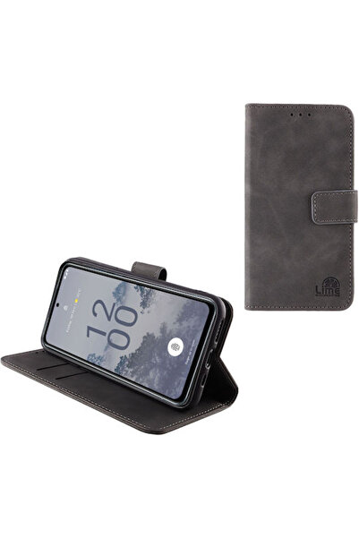 Lime&co Lime Essential Magnet Book Συνθετικό Δέρμα Γκρι (Nokia X30 5G) Κωδικό...