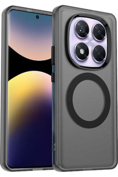 Techsuit Πίσω Κάλυμμα Σιλικόνης Μαύρο (Redmi Note 14 Pro 4G)
