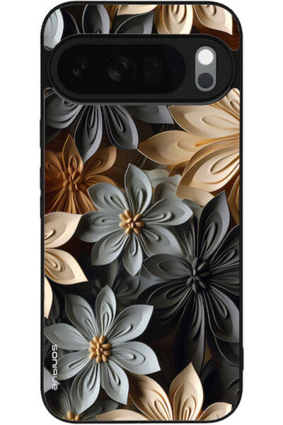 Other Θήκη Sonique Σειρά 3D Λουλούδια Google Pixel 10 Pro XL 5G Γκρι