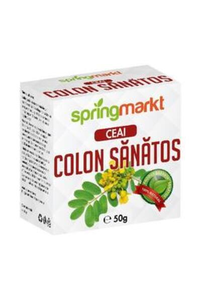 Springmarkt Ceai Colon Sanatos Springmarkt, 50 g