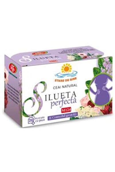 Fares Ceai Silueta Perfecta M124 - Fares, 20 plicuri cu snur