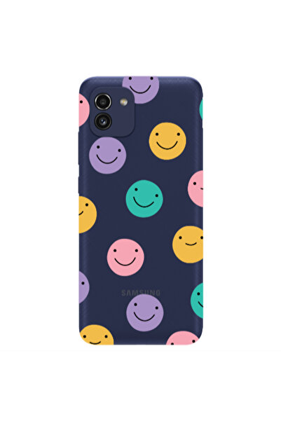 Other Samsung A03 Colorful smiles Transparent Silicone TPU Θήκη