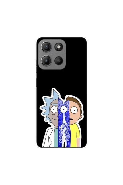 OEM Husa compatibila cu Motorola Moto G15 Silicon Gel Tpu Model Rick And Mort...