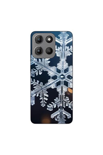 OEM Husa compatibila cu Motorola Moto G15 Silicon Gel Tpu Model Big Snowflake