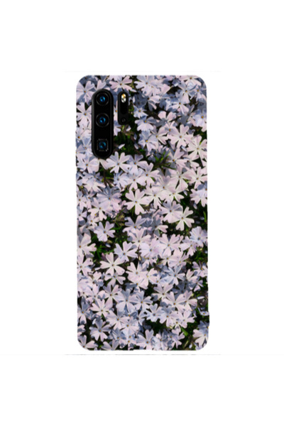 Other Huawei P30 Pro Flowers white Transparent Silicone TPU Θήκη