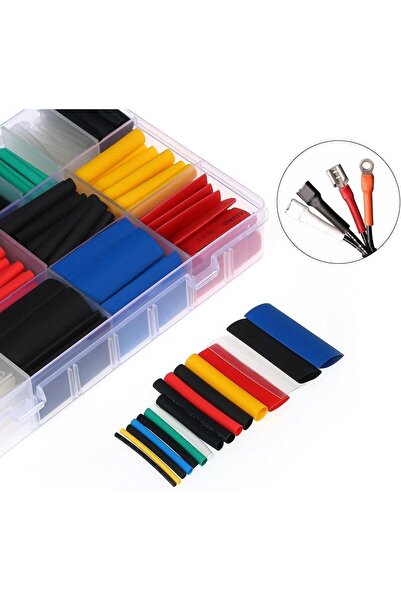 Yıldızan Nzr Beautestore 560 Pieces Heat Shrink Tubing Cable Protector Set, D...