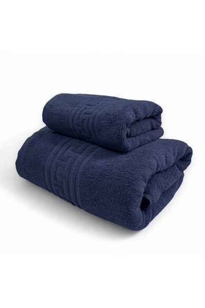 TextiLici Top Bottom Set of 2 Ultra Soft Towels – 100% Cotton, Double Thread,...