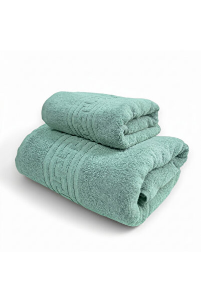 TextiLici Top Bottom Set of 2 Ultra Soft Towels – 100% Cotton, Double Thread,...