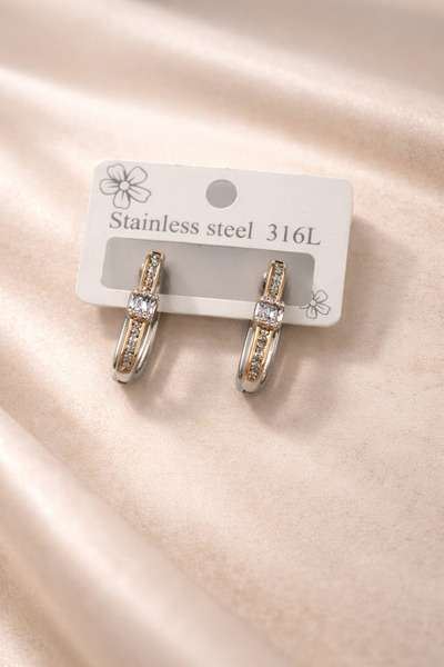 Bozhi Earrings Steel Stylish Gift
