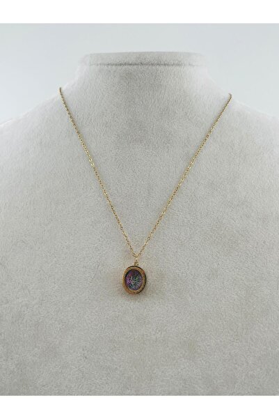 Bozhi Necklace Steel Silver Business Woman Style