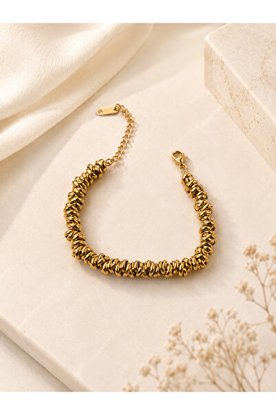 Bozhi Steel Bracelet Bl Gold Daily Elegance Stylish Gift