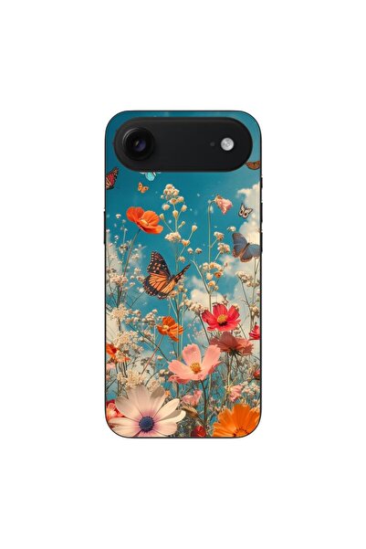 OEM Husa compatibila cu Apple iPhone Air Silicon Gel Tpu Model Flori si Fluturi