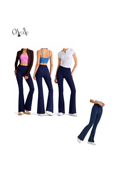 Odrade Oeko-Tex Sports Tights, Flared, Flexible, Seamless, Ultra Elastic, Yog...