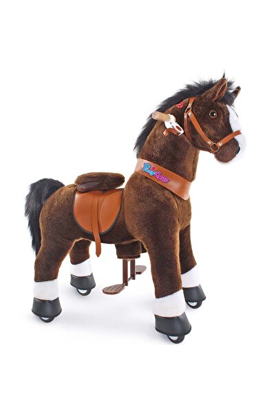 PonyCycle Модел U Кон – Играчка за яздене на колела със спирачка, за 4-7 години