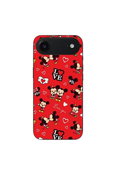 OEM Husa compatibila cu Apple iPhone Air Silicon Gel Tpu Model Mickey Love Pa...