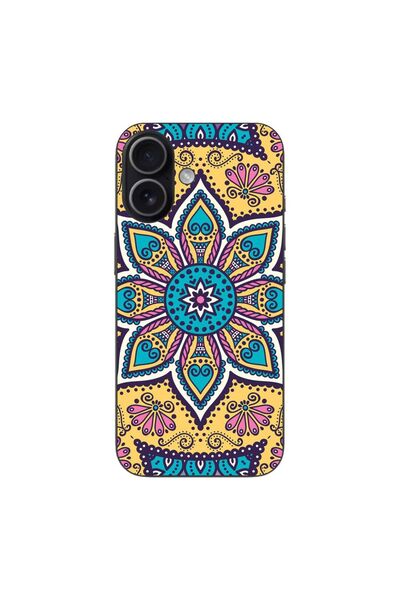 OEM Husa compatibila cu Apple iPhone 17 Silicon Gel Tpu Model Mandala Twilight