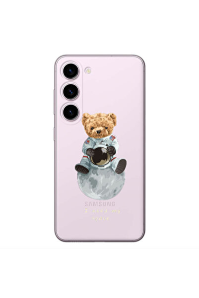 Other Samsung S23 Plus Bear in space Transparent Silicone TPU Θήκη