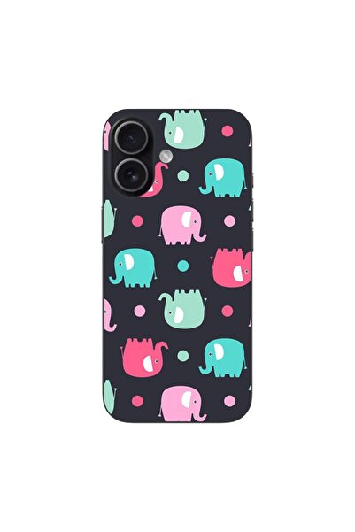 OEM Husa compatibila cu Apple iPhone 17 Silicon Gel Tpu Model Pattern Elefant