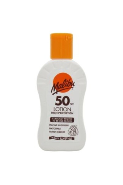 Malibu Loțiune de protecție solară, Malibu, Protecție înaltă SPF 50, Hidratar...