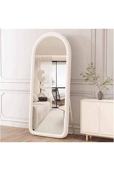 Arabest Arched Full Length Mirror(150*40)cm, Floor Standing Velvet Finish Mir...