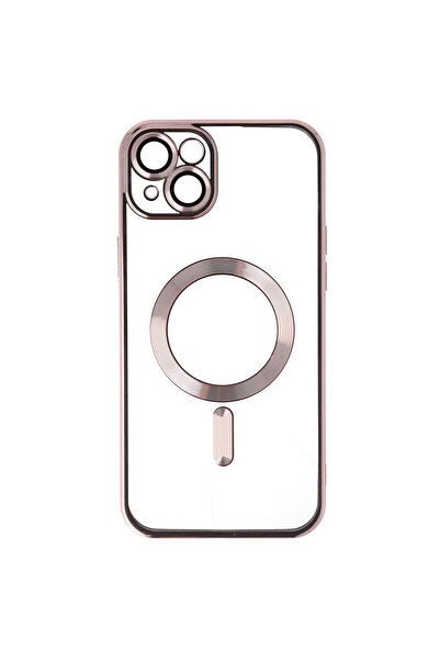 SEP Husa TPU Plating Frame Magnetic Magsafe Apple iPhone 15 Plus Roz