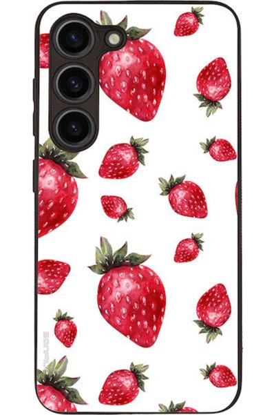 Other Σειρά Φρούτων Sonique Samsung Galaxy S23 Θήκη Κινητού Τηλεφώνου Φράουλα 01