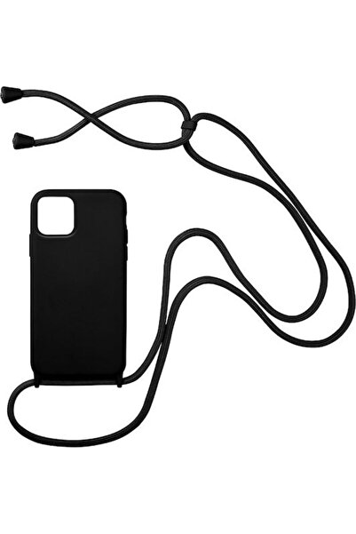 Other Sonique CarryHang Πίσω Θήκη Σιλικόνης 0.5mm με Λουράκι Μαύρο (iPhone 13...