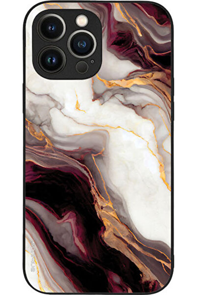 Other Sonique Μαρμάρινη Θήκη για Apple iPhone 13 Pro Max Μπορντό