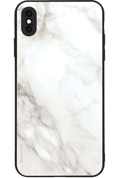 Other Sonique Μαρμάρινη Θήκη για Apple iPhone Xs Max Λευκή