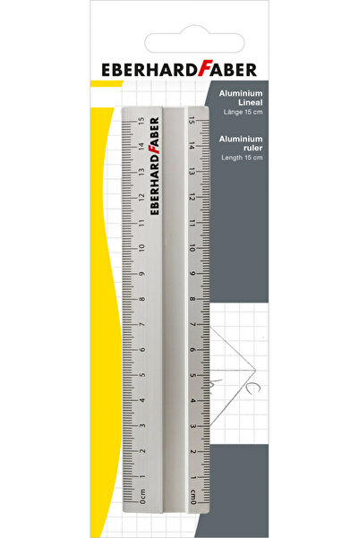 Eberhard Faber Riglă de aluminiu 15 cm