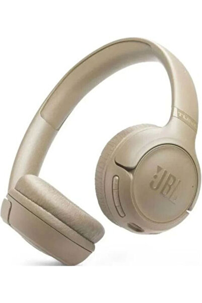 JBL Ασύρματα ακουστικά κεφαλής Tune 530BT Bluetooth με 76 ώρες λειτουργίας, Μπεζ