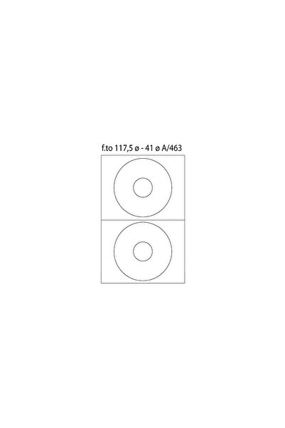 Markin Labels 2CD/A4 diam117 100/box
