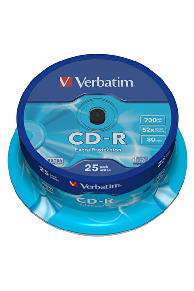 Verbatim CD-R 25/SET 700MB 52X PROTECȚIE EXTRA 43432